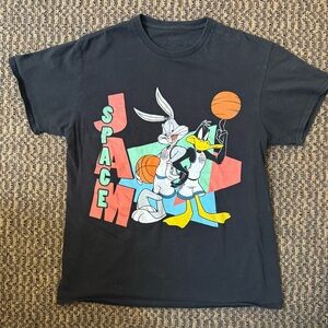 3/$25 🏀 Space Jam Bugs Bunny Daffy Duck Graphic Tee Men’s Medium